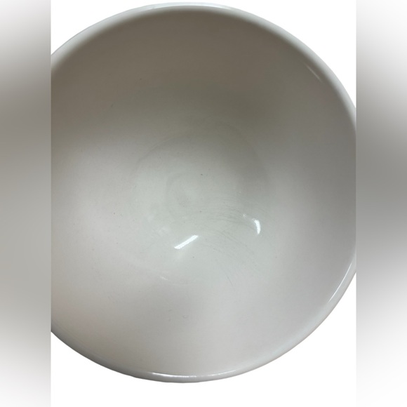 Rae Dunn Artisian LETS EAT & MORE PLEASE Cereal bowls soup poke bowl white (2) - Picture 5 of 5
